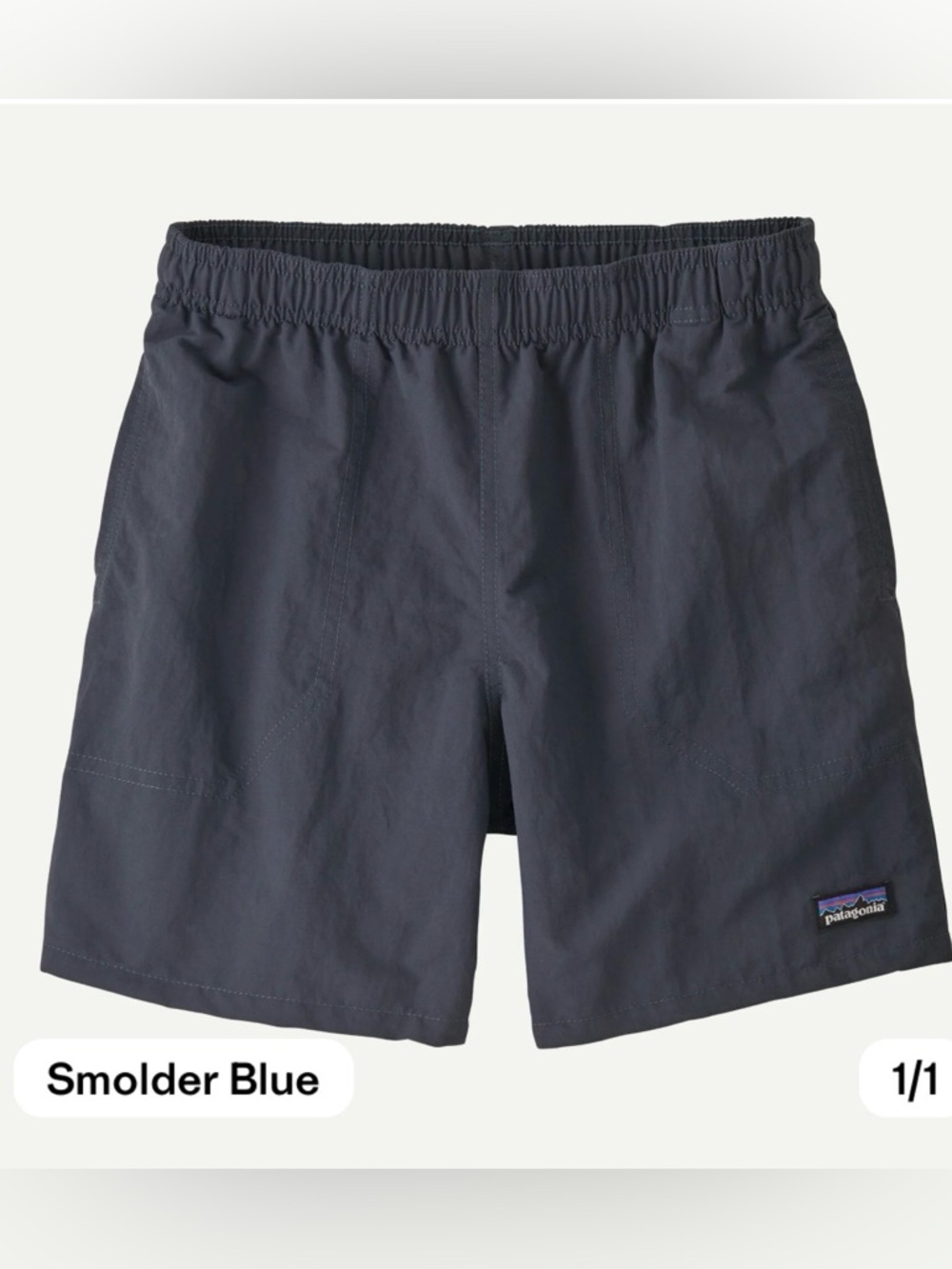 nwt patagonia kids 5” baggies shorts